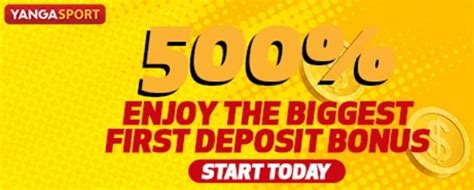 Yangasport first deposit bonus .